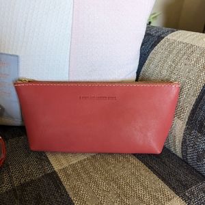 Portland Leather Goods utility pouch in Tulip